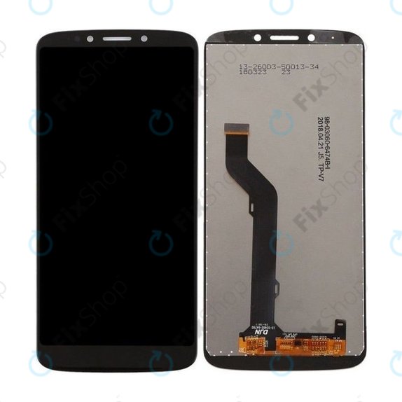 Schermo LCD per MotGoldla Moto E5 Plus XT1924, Black, Vetro touch senza cornice