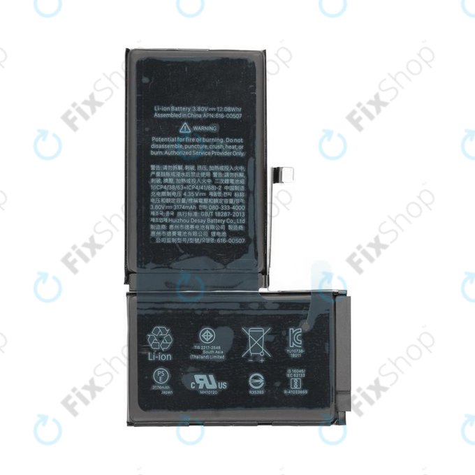 Batteria per iPhone XS Max, 3174mAh