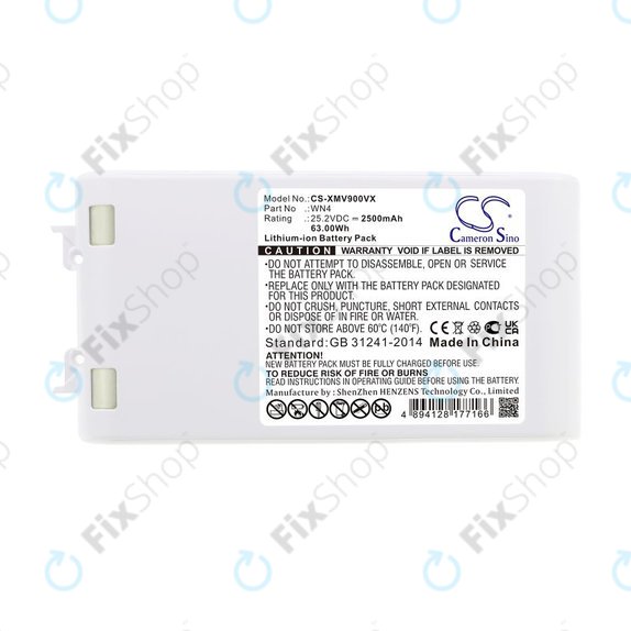 Batteria per Xiaomi Dreame V10, V9 V8 XR WN4, Li-Ion, 2500mAh, 25.2V, HQ