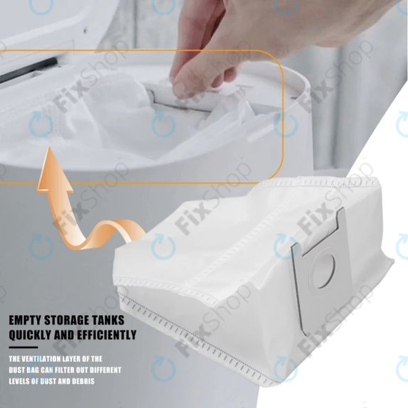 Sacchetto per aspirapolvere, 2 pz. per Roidmi EVE Plus