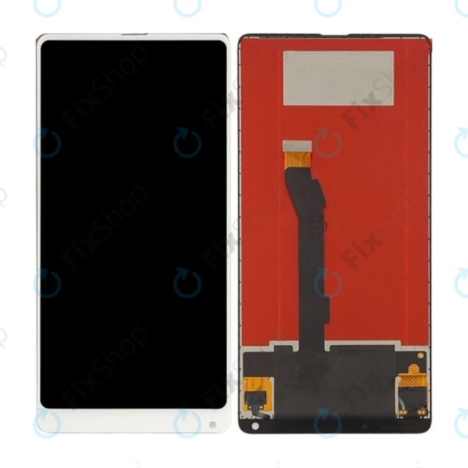 Schermo LCD per Xiaomi Mi Mix 2, White, Vetro touch senza cornice