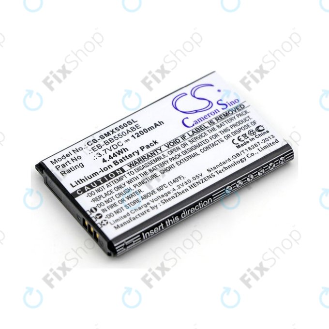 Batteria per Samsung Xcover 550, EB-BB550ABE, Li-Ion, 3.7V, 1200mAh, HQ