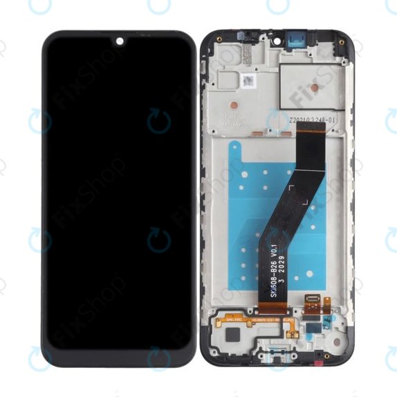 Schermo per Motorola Moto E6i XT2053-5, Vetro touch con cornice