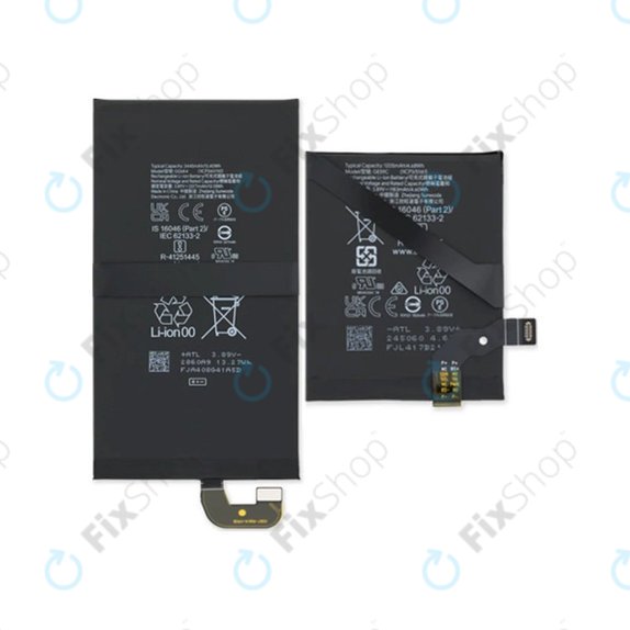 Batteria per Google Pixel 9 Pro Fold, G06KA, GE59C, 2 pz., 4650mAh