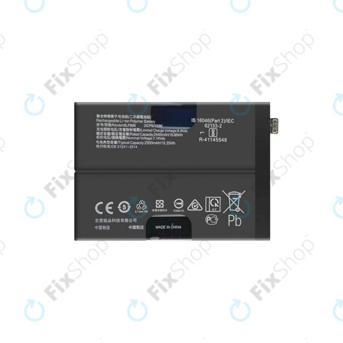Batteria per OnePlus 10 Pro NE2210 NE221, BLP899, 5000mAh