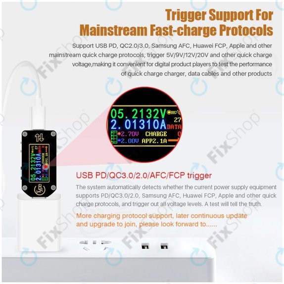 Multimetro USB-C, Joy-it JT-TC66C