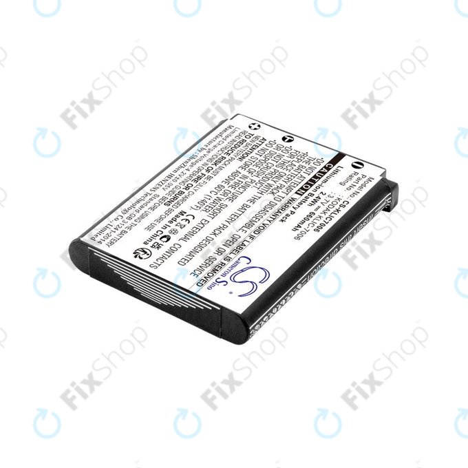 Batteria per Kodak EasyShare, LB-012, KLIC-7006, Li-Ion, 660mAh, 3.7V, HQ