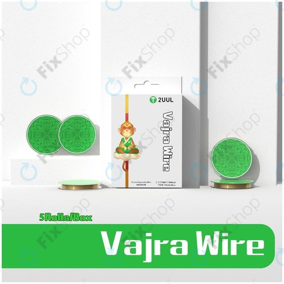 Filo ultrasottile per separazione LCD 0,035 mm x 100 m, 5 pz, 2UUL Vajra Wire