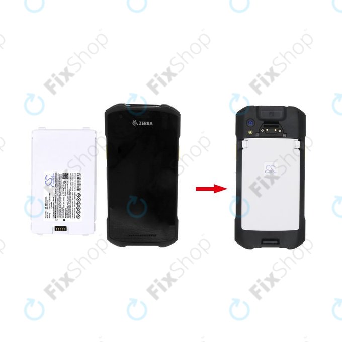 Batteria per Zebra TC21, TC26, TC26AK, TC210, TC210K, BTRY-TC2Y-1XMA1-01 White, 3050mAh, HQ