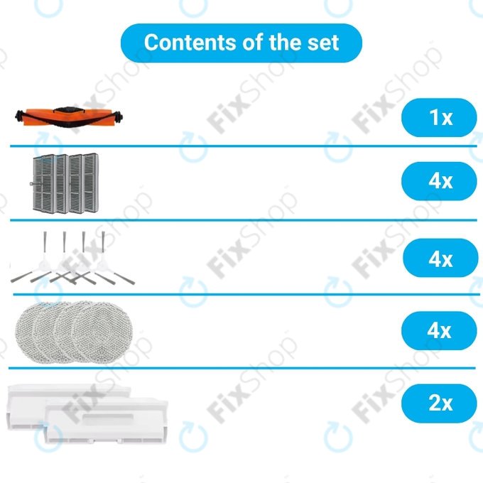 Set completo per Xiaomi Robot Vacuum H40