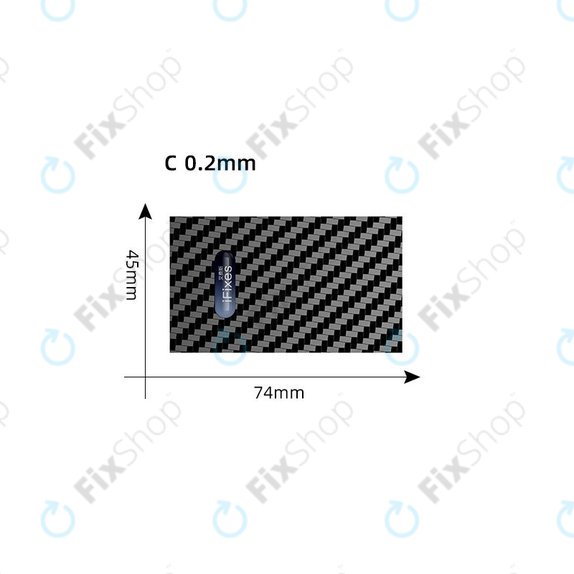 Strumento di apertura ultra-sottile in carbonio C, iFixes
