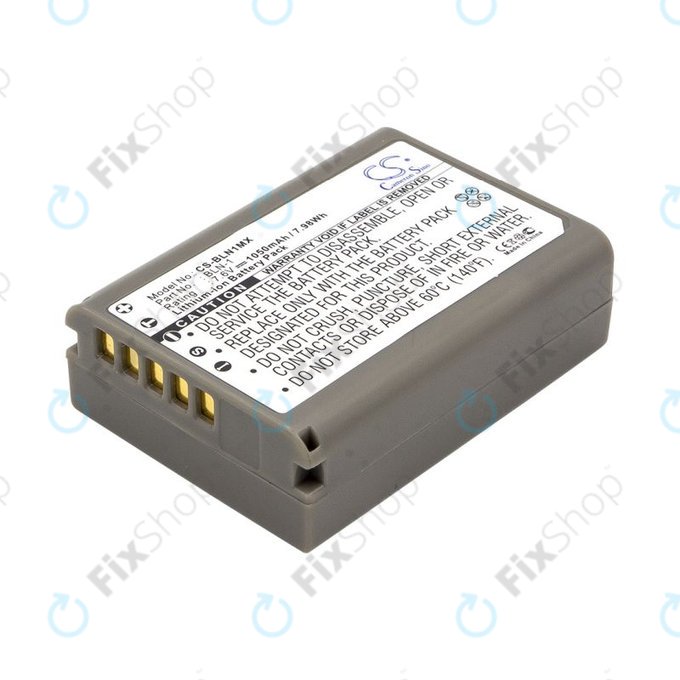 Batteria per Olympus E-M5, BLN-1, Li-Ion, 1050mAh, 7.6V, HQ