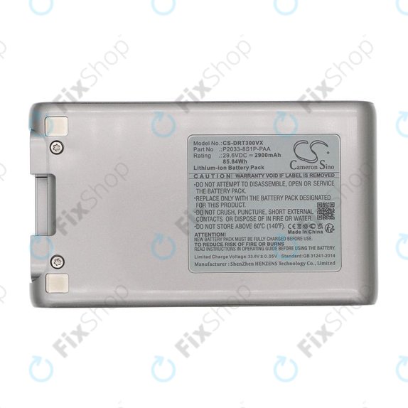 Batteria per Dreame T30, P2033-8S1P-PAA, Li-Ion, 2900mAh, 29.6V, HQ