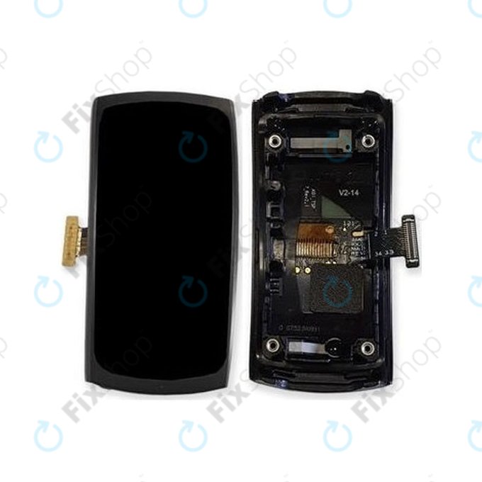 Schermo per Samsung Gear Fit 2 SM-R360, Gray, Vetro touch con cornice, GH97-19001A, GH97-19201A, Genuine Service Pack