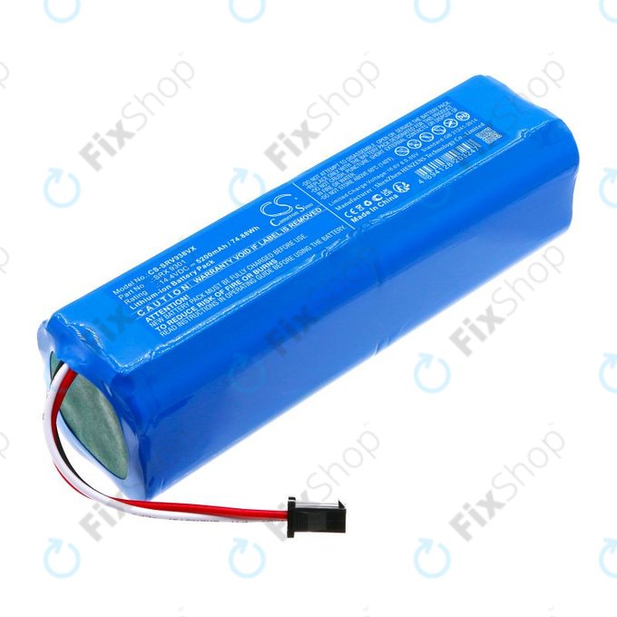 Batteria per Sencor SRV 9350WH, SRX 9301, Li-Ion, 5200mAh, 14.4V, HQ