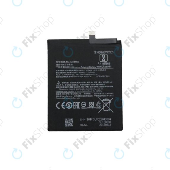 Batteria per Xiaomi Mi 9, BM3L, 3300mAh