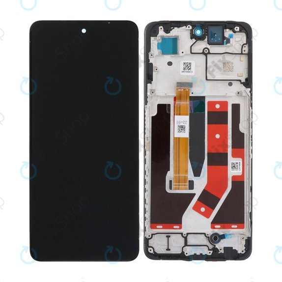 Schermo per OnePlus Nord CE 3 Lite, Chromatic Gray, Vetro touch con cornice