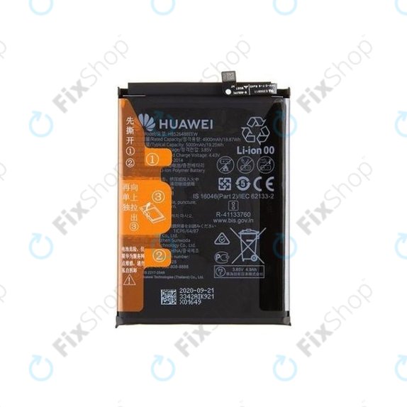 Batteria per Huawei P Smart (2021), HB526488EEW, 24023342, 5000mAh, Genuine Service Pack