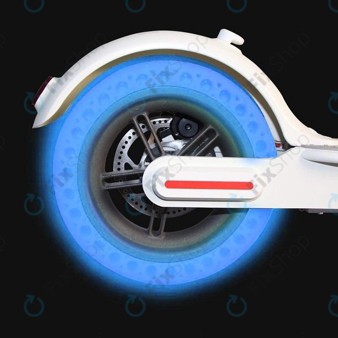 Pneumatico tubeless pieno resistente per Xiaomi Mi Electric Scooter 1S, 2, M365, Essential, Pro, Pro 2, Blu fluorescente