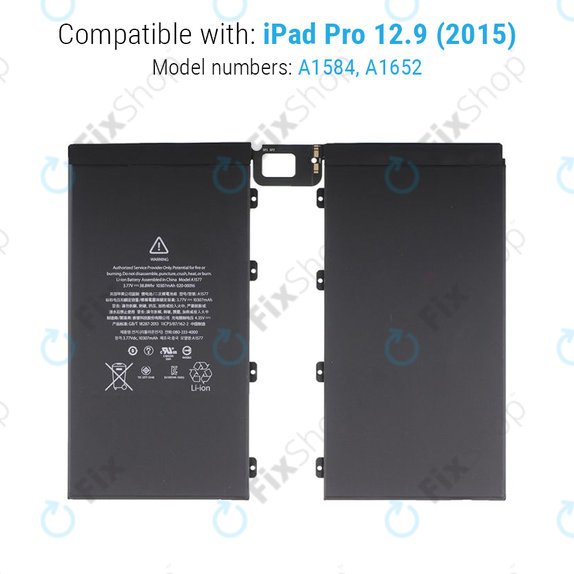 Batteria per iPad Pro 12.9" (1st Gen 2015), 10307mAh