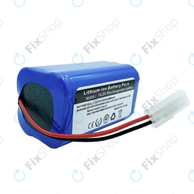 Batteria per Xiaomi Essential (Mijia G1), Flyco FC-seriess, myVacBot SN500, Panasonic MC-seriess, Phicomm X3, Puppy R-seriess, Li-026418, Li-Ion, 2600mAh, 14.8V