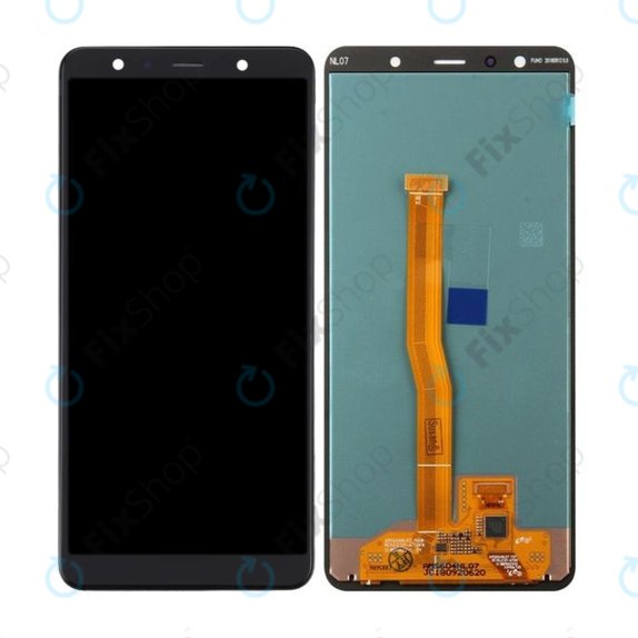 Schermo per Samsung A7 A750F (2018), Vetro touch senza cornice