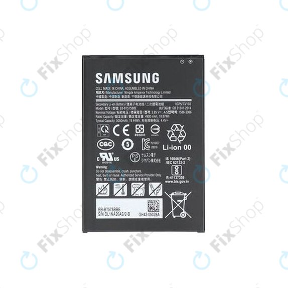 Batteria per Samsung Galaxy Tab Active 3 T570, T575, EB-BT575BBE, GH43-05039A, 5050mAh, Genuine Service Pack