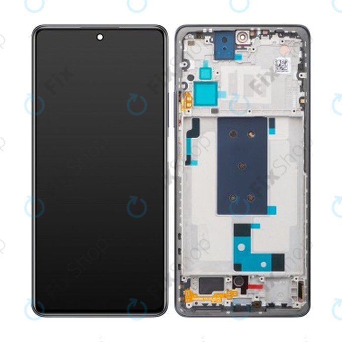 Schermo per Xiaomi 11T, 11T Pro, Celestial Blue, Vetro touch con cornice