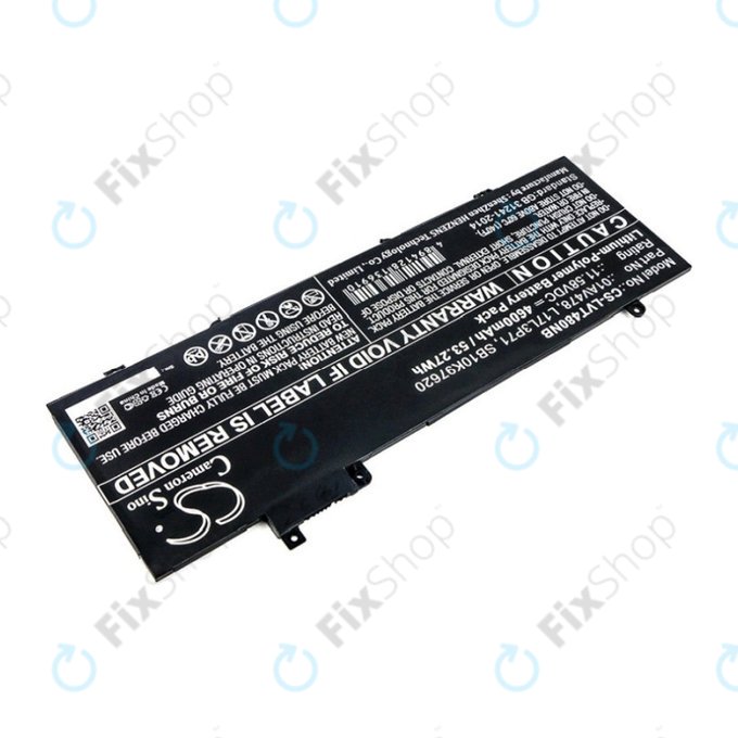 Batteria per Lenovo ThinkPad T480S, 01AV478, Li-Pol, 4600mAh, 11.58V, HQ