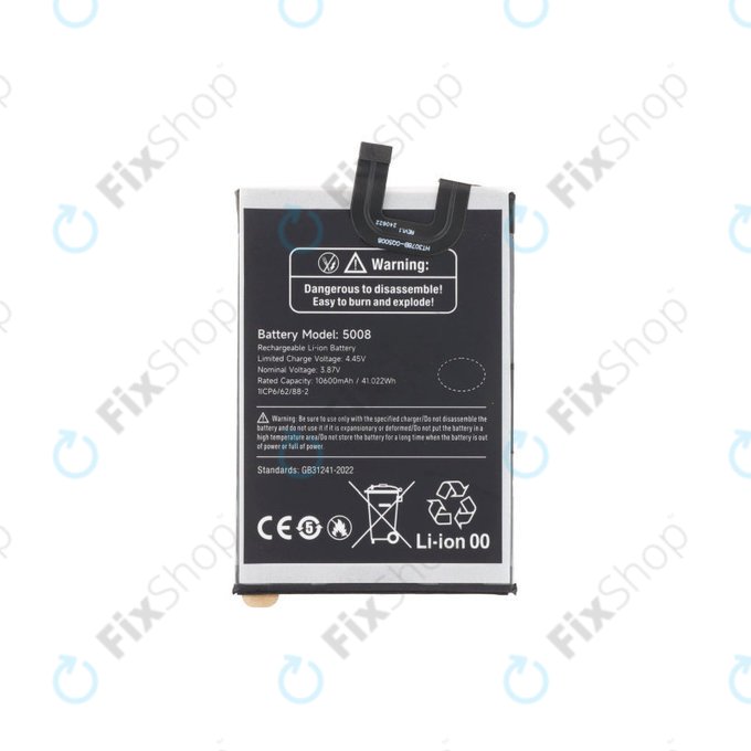 Batteria per Ulefone Armor 27 Pro, Armor 27T Pro, 10600mAh