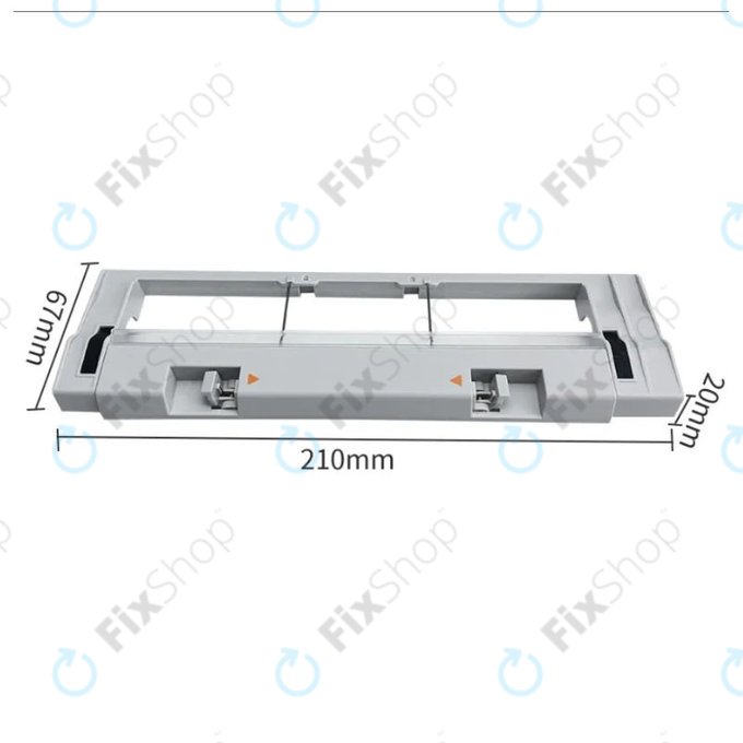 Cover spazzola principale per Xiaomi Mi Robot Vacuum Mop Mijia 1C, 2 Mijia 2C, 2 Pro+ Mijia 1T, Silver