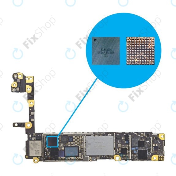 IC codec audio 338S1201 per iPhone 5S, 6, 6 Plus