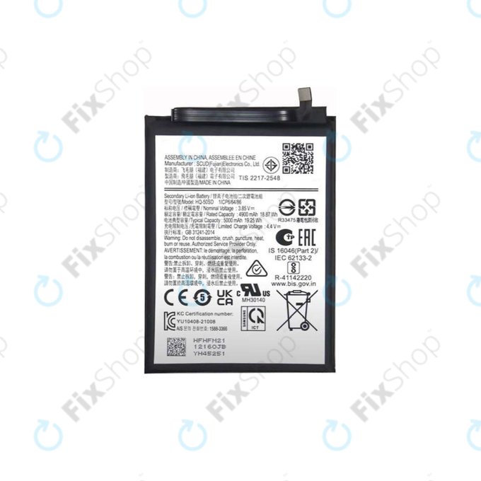 Batteria per Samsung A14 5G A146B, EB-BA146ABY, 5000mAh