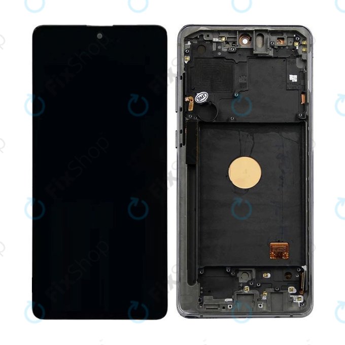 Schermo per Samsung Note 10 Lite N770F, Aura Black, Vetro touch con cornice