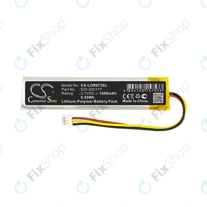 Batteria per Logitech Mx Keys, 533-000177, Li-Pol, 1500mAh, 3.7V, HQ