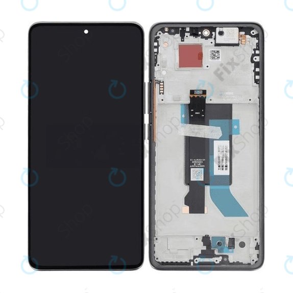 Schermo per Xiaomi Poco X7 24095PCADG, Green, Vetro touch con cornice, 5600020O16P00, Genuine Service Pack