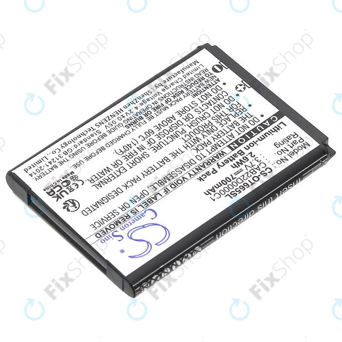 Batteria per Alcatel One Touch 2010D, CAB22D0000C1, Li-Ion, 3.7V, 700mAh, HQ