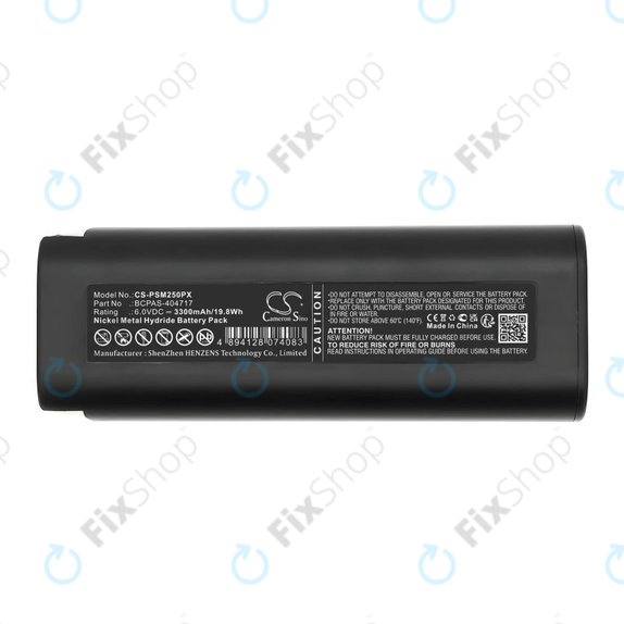 Batteria per Paslode 900400, 404400, BCPAS-404717, Ni-MH, 3300mAh, 6V, HQ