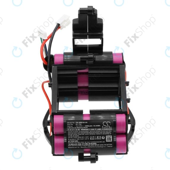 Batteria per Gorenje SVC-seriess, 861789, Li-Ion, 3000mAh, 18.0V, HQ