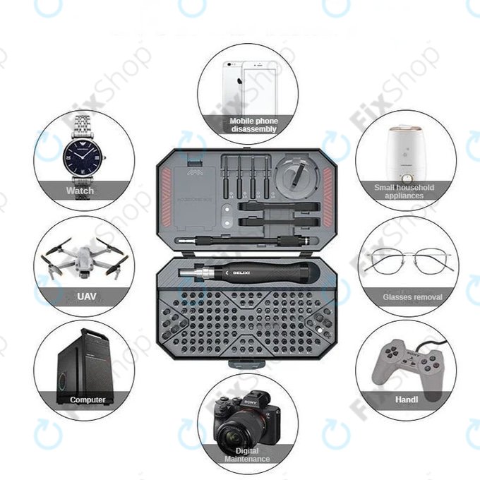 Set cacciaviti 145 in 1, Xiaomi DELIXI