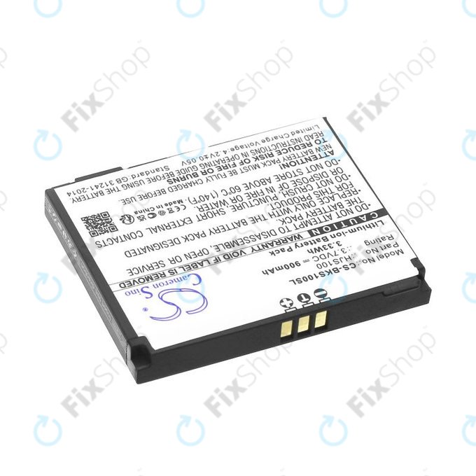Batteria per Becker HJS 100, HJS100, Li-Ion, 900mAh, 3.7V, HQ