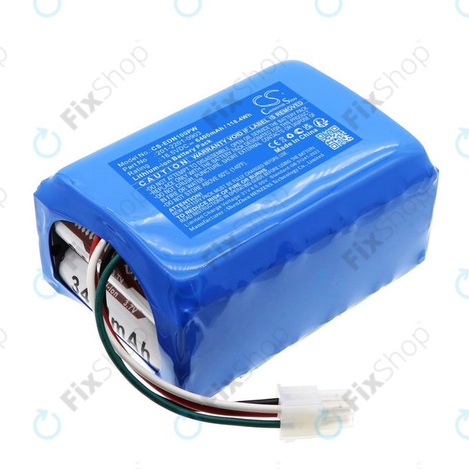 Batteria per Ecovacs BAIZE, G1-800, GX-600, GOAT G1, 201-2201-0903, Li-Ion, 6400mAh, 18.5V, HQ