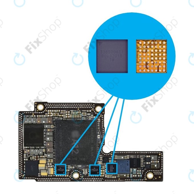 IC audio piccolo 338S00411 per iPhone XR, XS, XS Max, 11, 11 Pro, 11 Pro Max