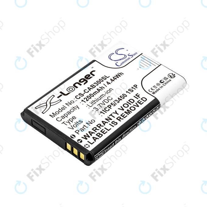 Batteria per Cat B30, 1ICP5/3450, 1S1P, Li-Ion, 3.7V, 1200mAh, HQ