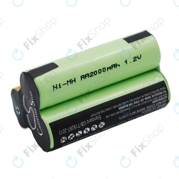 Batteria per AEG Electrolux Junior 2.0, Type141, Ni-MH, 2000mAh, 3.6V, HQ