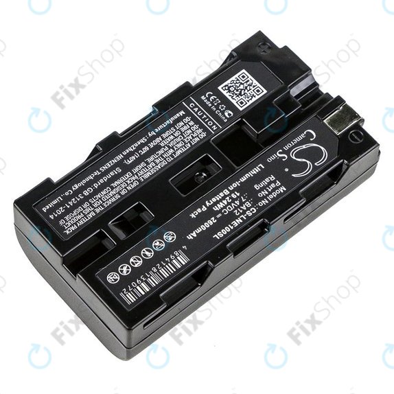 Batteria per Line 6 James Tyler Variax, Line 6 JTV Guitar, BA12, Li-Ion, 2600mAh, 7.4V, HQ