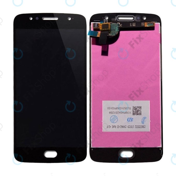 Schermo LCD per MotGoldla Moto G5S XT1794, Black, Vetro touch senza cornice