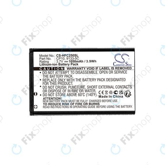 Batteria per Amplicomms Powertel M4000, Auro Comfort 1010, MM460BB, CP10, Li-Ion, 3.7V, 1050mAh, HQ