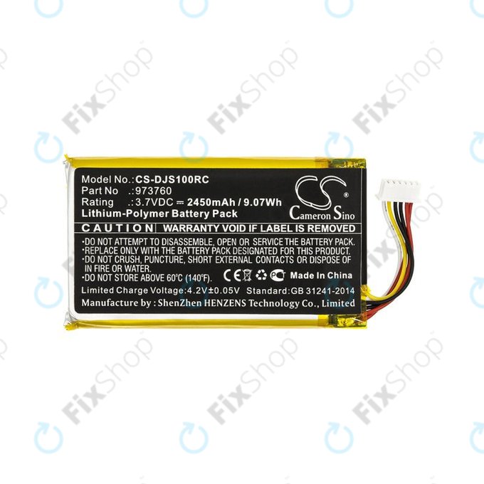 Batteria per DJI Mavic Pro, Air, Spark, 973760, Li-Pol, 2450mAh, 3.7V, HQ