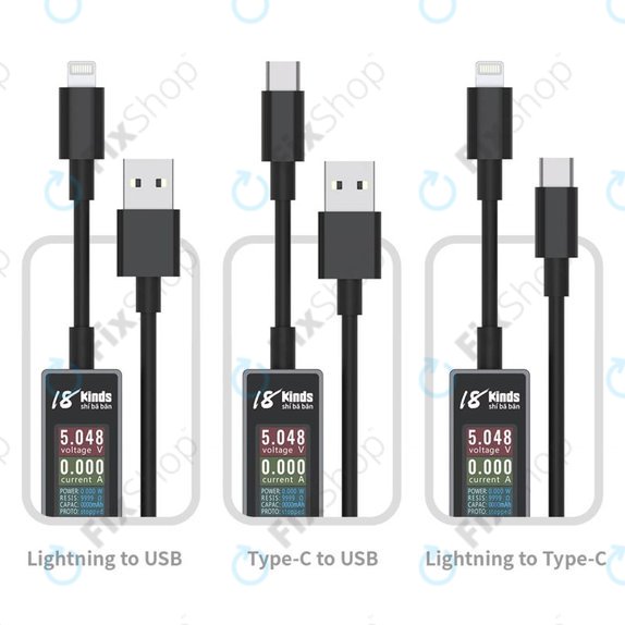 Cavo di ricarica con rilevamento intelligente da Lightning a USB-A, AV-Line